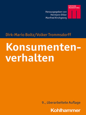 cover image of Konsumentenverhalten